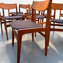 Load image into Gallery viewer, Set of 10 Erik Buch Dining Chairs, Denmark