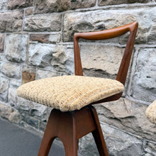 Load image into Gallery viewer, Pair of Original TH Brown Danish Stools