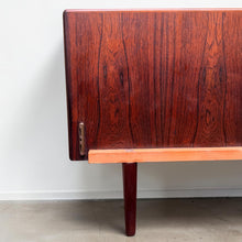 Load image into Gallery viewer, Danish Brazilian Rosewood Arch Top Bedhead