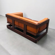 Load image into Gallery viewer, Giuseppe Raimondi for Stendig Leather Sofa, Italy 1970s