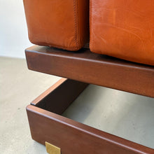 Load image into Gallery viewer, Giuseppe Raimondi for Stendig Leather Sofa, Italy 1970s