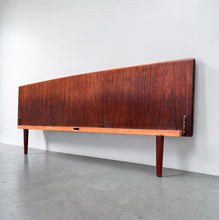 Load image into Gallery viewer, Danish Brazilian Rosewood Arch Top Bedhead