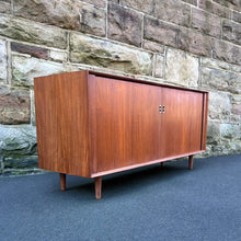 Load image into Gallery viewer, Vintage Teak Sideboard with Tambour Doors
