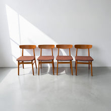 Load image into Gallery viewer, Set of Four Mosbøl Dining Chairs by Findahl Møbelfabrik

