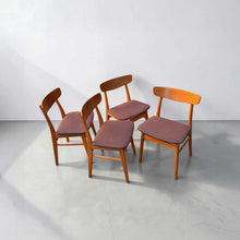 Load image into Gallery viewer, Set of Four Mosbøl Dining Chairs by Findahl Møbelfabrik
