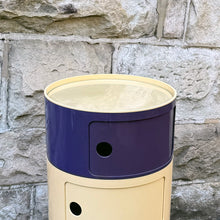 Load image into Gallery viewer, Kartell Vintage Purple &amp; Cream Componibili unit
