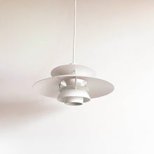 Load image into Gallery viewer, PH5 Mini Pendant Light in White by Poul Henningsen for Louis Poulsen
