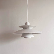 Load image into Gallery viewer, PH5 Mini Pendant Light in White by Poul Henningsen for Louis Poulsen
