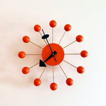 Load image into Gallery viewer, Ball Clock by George Nelson for Vitra — Orange
