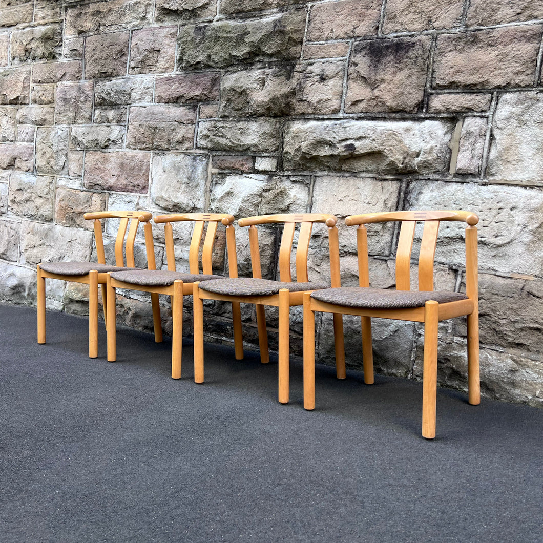 4 x Danish Dining Chairs by Boltinge Stolefabrik