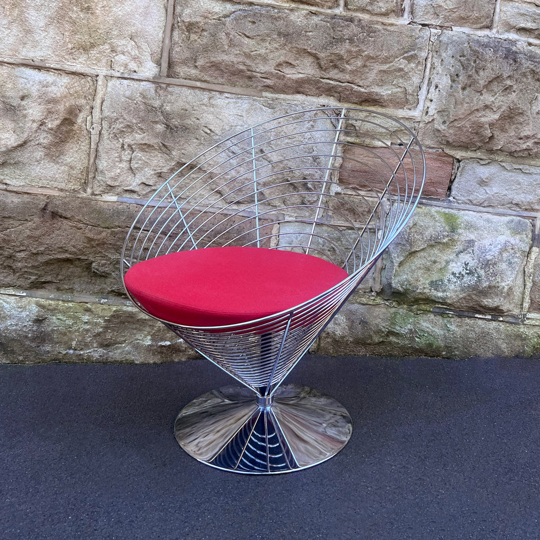 Verner Panton for Fritz Hansen Wire Cone Chair