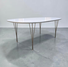 Load image into Gallery viewer, Superellipse Dining Table by Piet Hein, Bruno Mathsson &amp; Arne Jacobsen for Fritz Hansen
