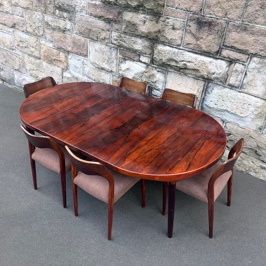 Harry Ostergaard Dining Table in Brazilian Rosewood