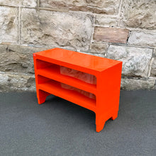 Load image into Gallery viewer, Hostess Orange plastic modular shelving by Michaelis Bayley
