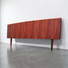 Load image into Gallery viewer, Danish Brazilian Rosewood Arch Top Bedhead
