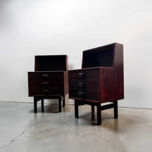 Load image into Gallery viewer, Pair of Danish Rosewood Bedside Tables
