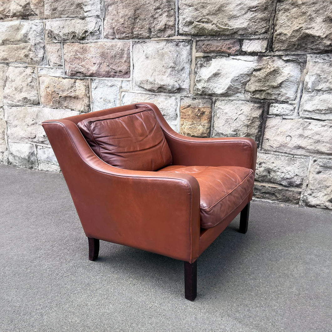 Danish Leather Armchair