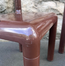 Load image into Gallery viewer, Brown plastic chairs by Eero Aarnio for UPO
